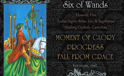 塔羅牌義：權杖六  Six of Wands