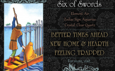 塔羅牌義：寶劍六 Six of Swords