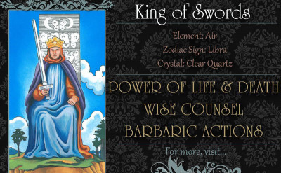 塔羅牌義：寶劍國王 King of Swords