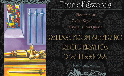 塔羅牌義：寶劍四 Four of Swords