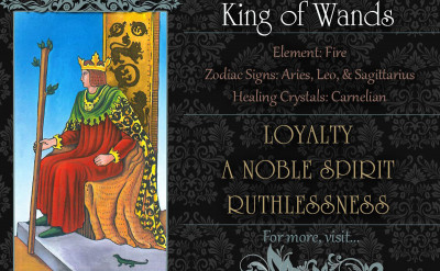 塔羅牌義：權杖國王  King of Wands
