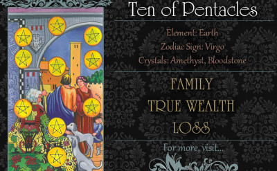 塔羅牌義：錢幣十 Ten of Pentacles
