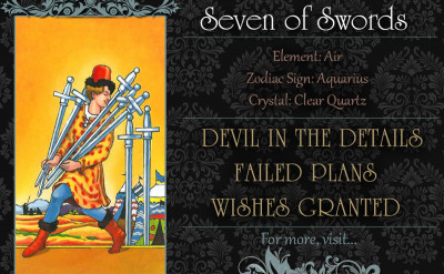 塔羅牌義：寶劍七 Seven of Swords