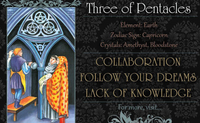 塔羅牌義：錢幣三 Three of Pentacles