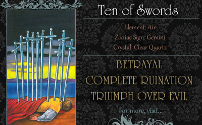 塔羅牌義：寶劍十 Ten of Swords