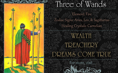 塔羅牌義：權杖三  Three of Wands