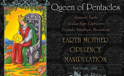塔羅牌義：錢幣皇后 Queen of Pentacles