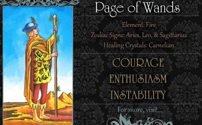 塔羅牌義：權杖侍者  Page of Wands