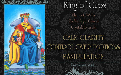 塔羅牌義：聖杯國王 King of Cups